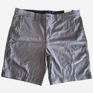 St. John's Bay Men's Charcoal Flat Front Shorts